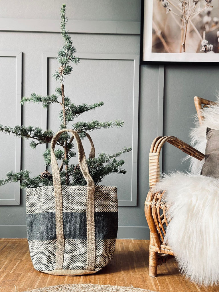 Shopper i kraftig Jute - Natur - VIAMAJA.DK