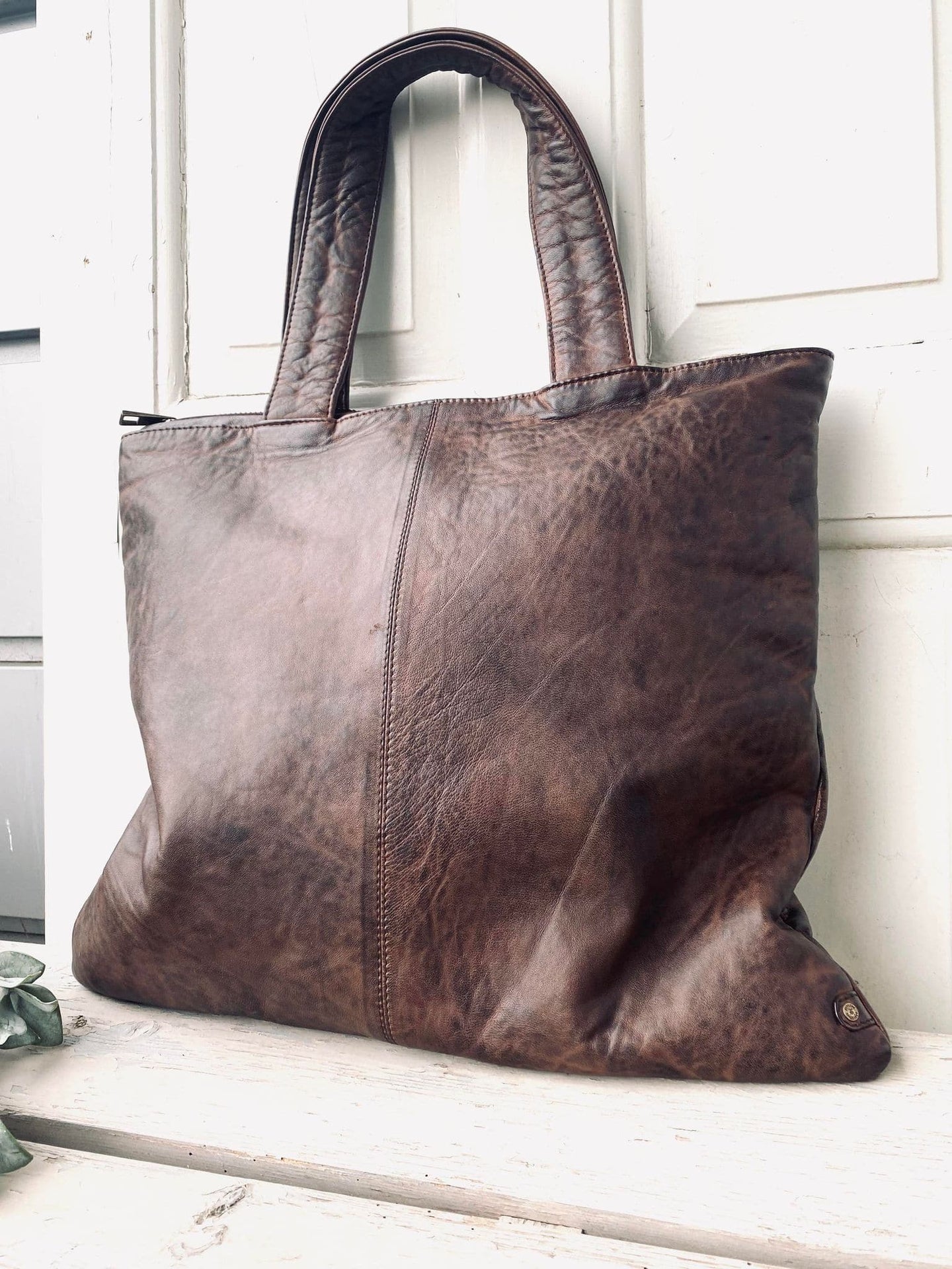 Shopper ink pung MILLE - Winter brown - VIAMAJA.DK