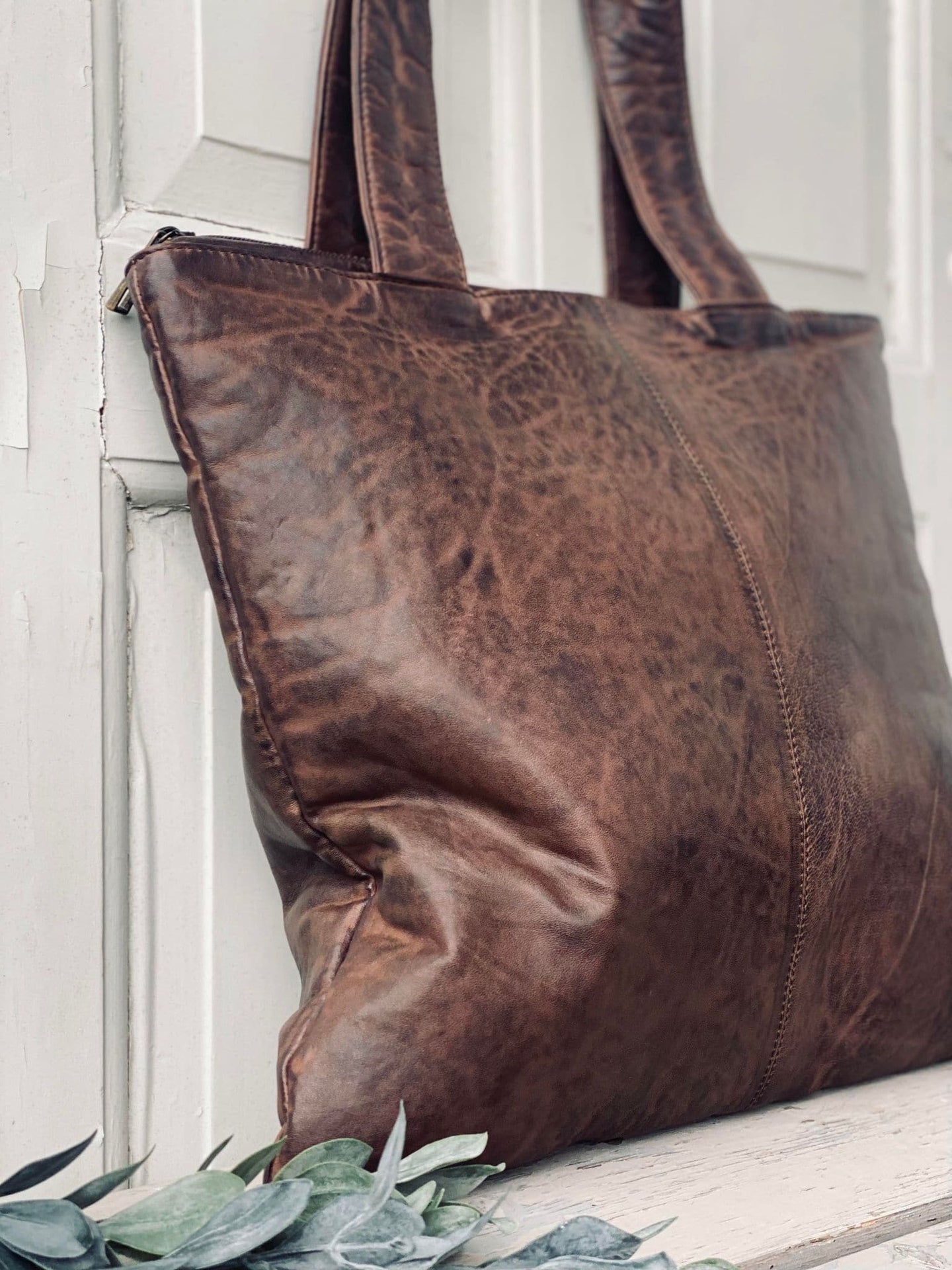 Shopper ink pung MILLE - Winter brown - VIAMAJA.DK