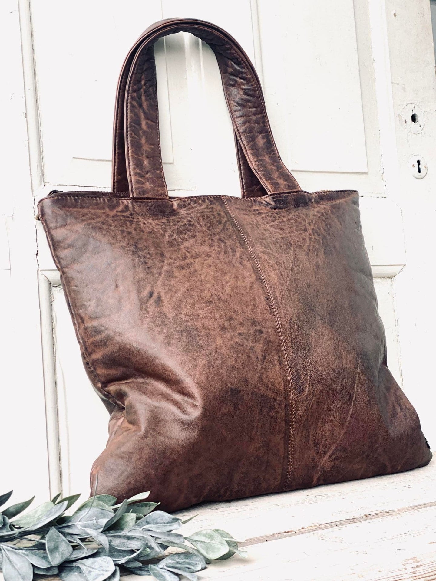 Shopper ink pung MILLE - Winter brown - VIAMAJA.DK