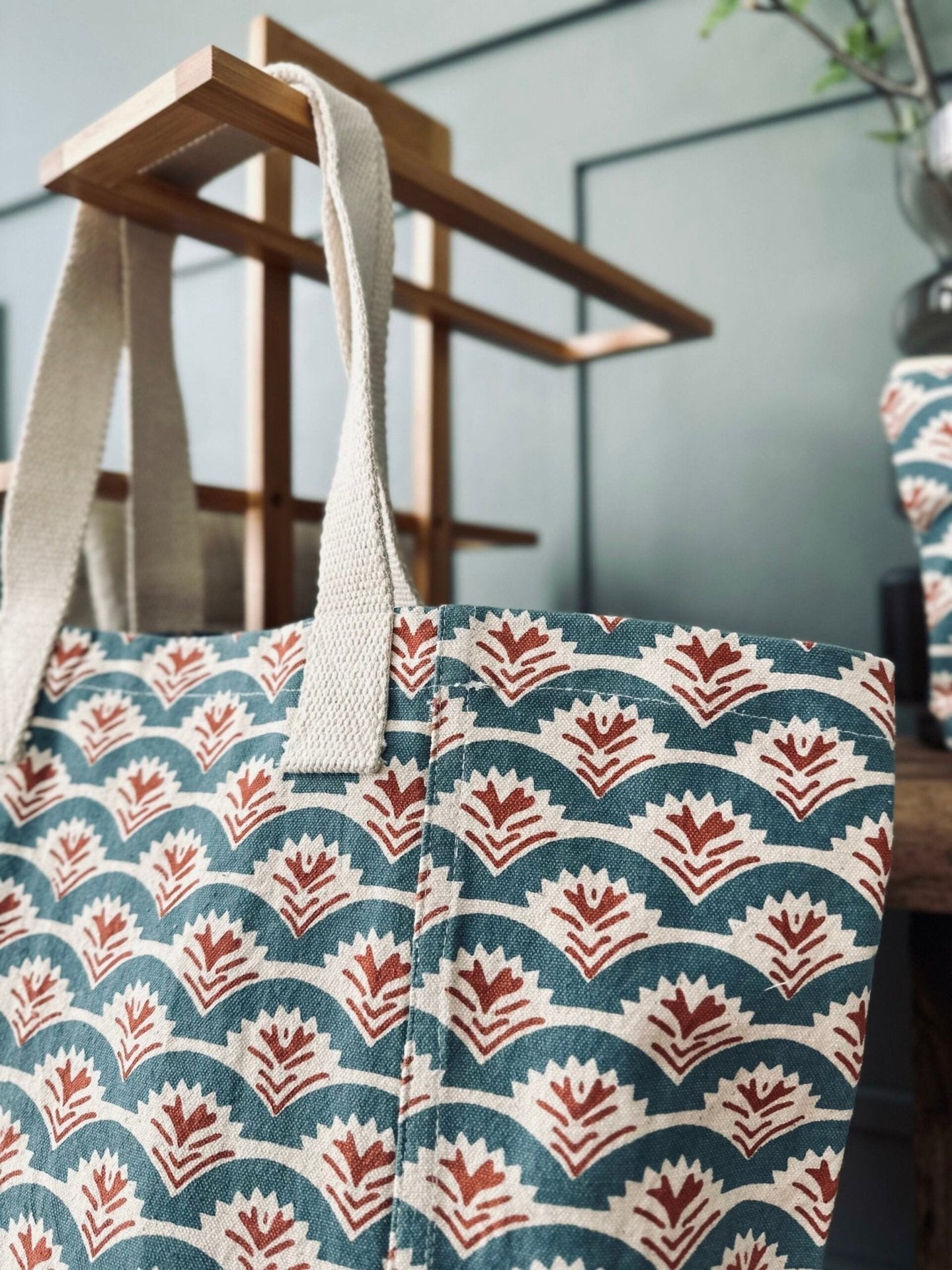 Shopper Nordic blue - VIAMAJA.DK