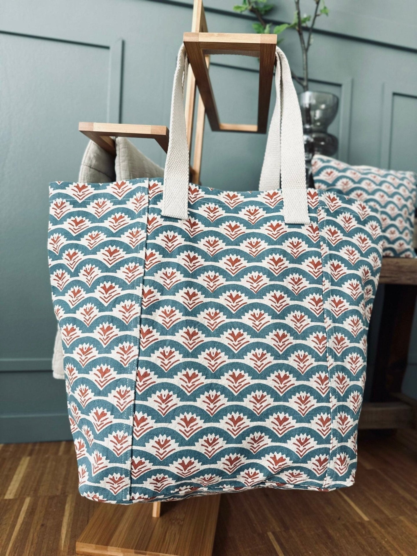 Shopper Nordic blue - VIAMAJA.DK