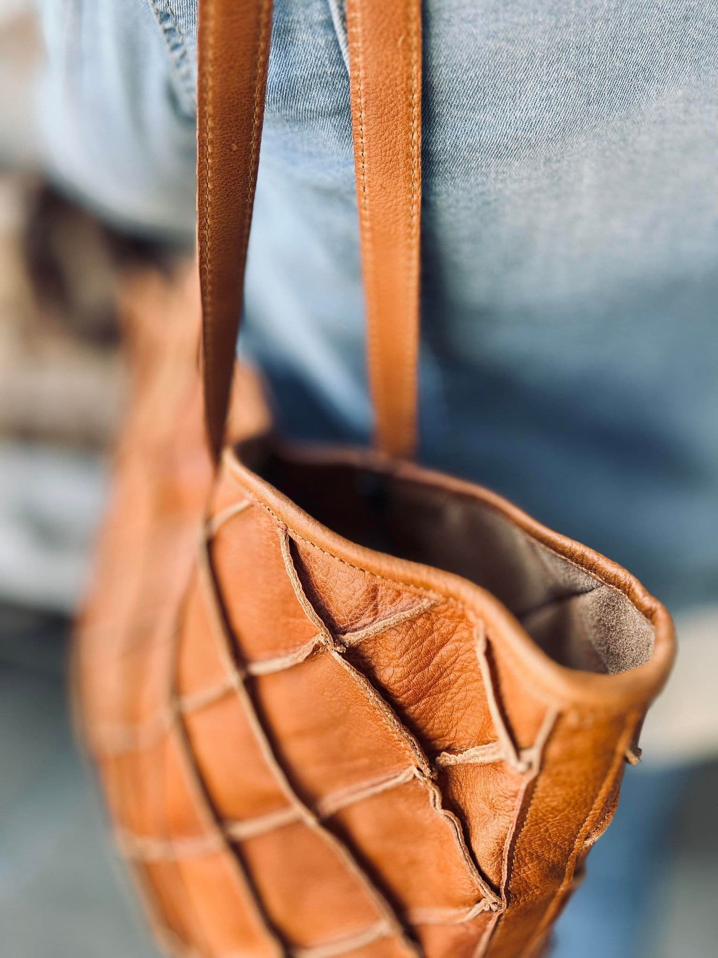Shopper RECYCLING Cognac - VIAMAJA.DK