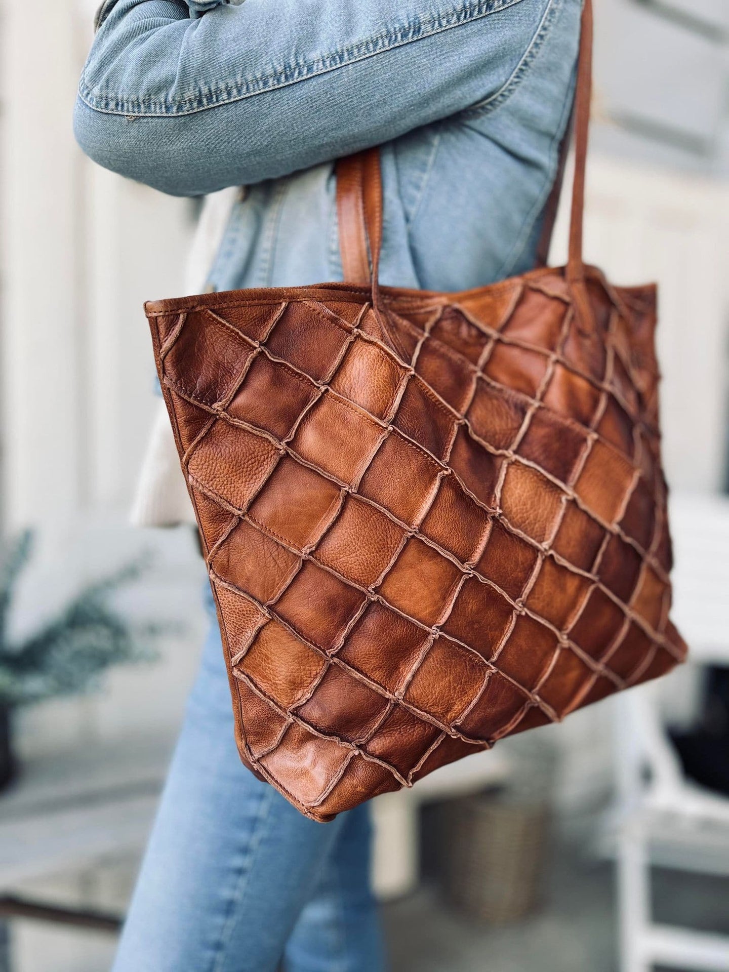 Shopper RECYCLING Walnut - VIAMAJA.DK