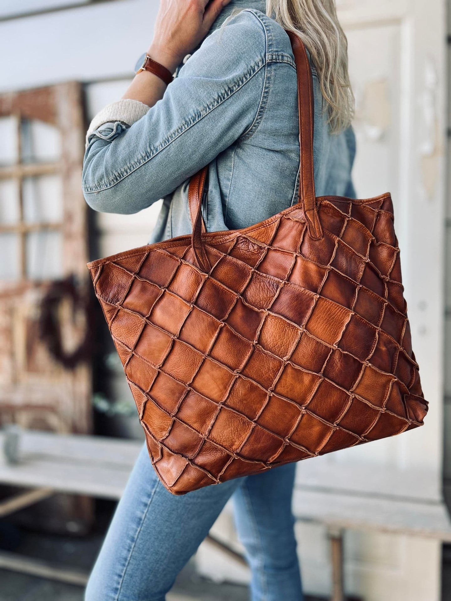 Shopper RECYCLING Walnut - VIAMAJA.DK