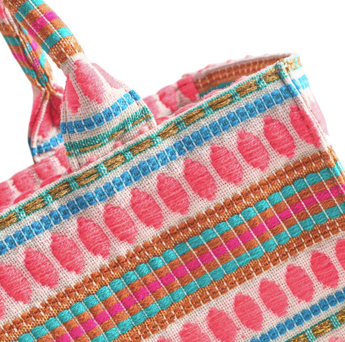 Shopper Summer deluxe - Pink color - VIAMAJA.DK