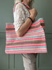 Shopper Summer rosa / guld