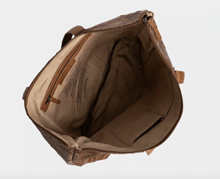 Shopper - WALNUT VIOLET flet - VIAMAJA.DK