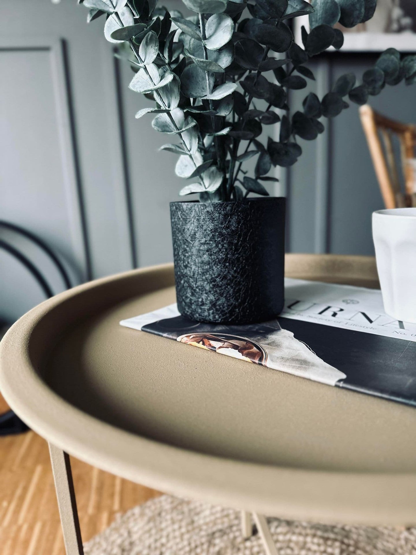 Sidebord metal - Sennep - VIAMAJA.DK