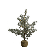 Sidengran med LED-ljus - 85 cm