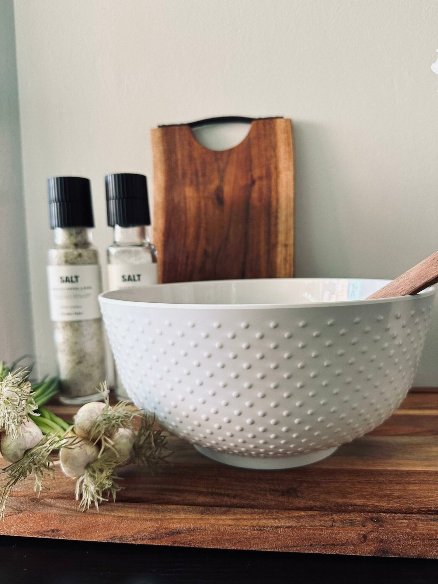 Skål 25 cm – White Melamin - VIAMAJA.DK