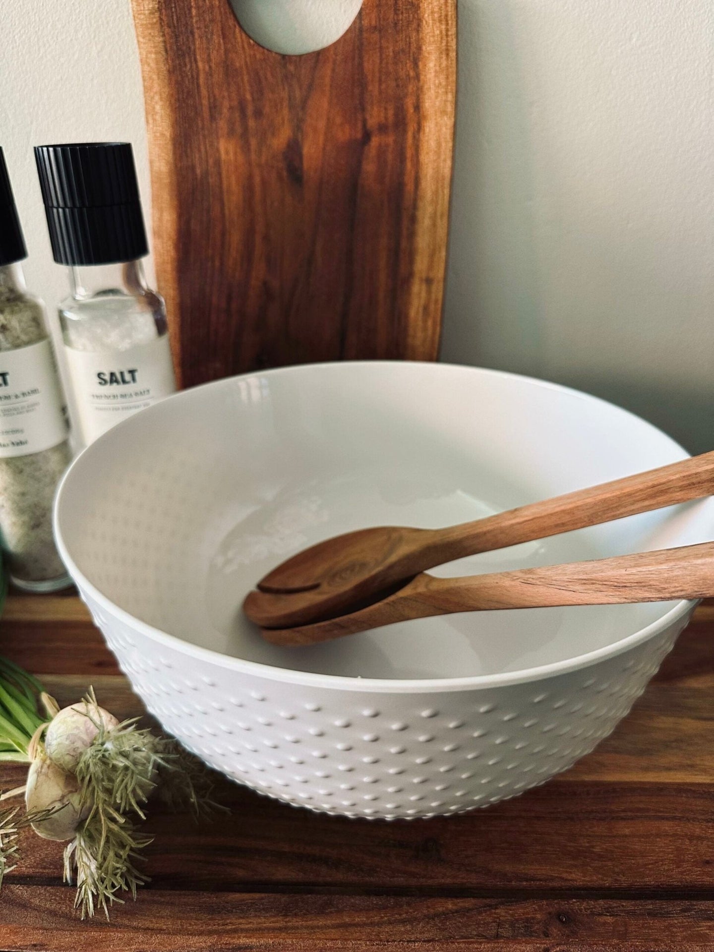 Skål 25 cm – White Melamin - VIAMAJA.DK