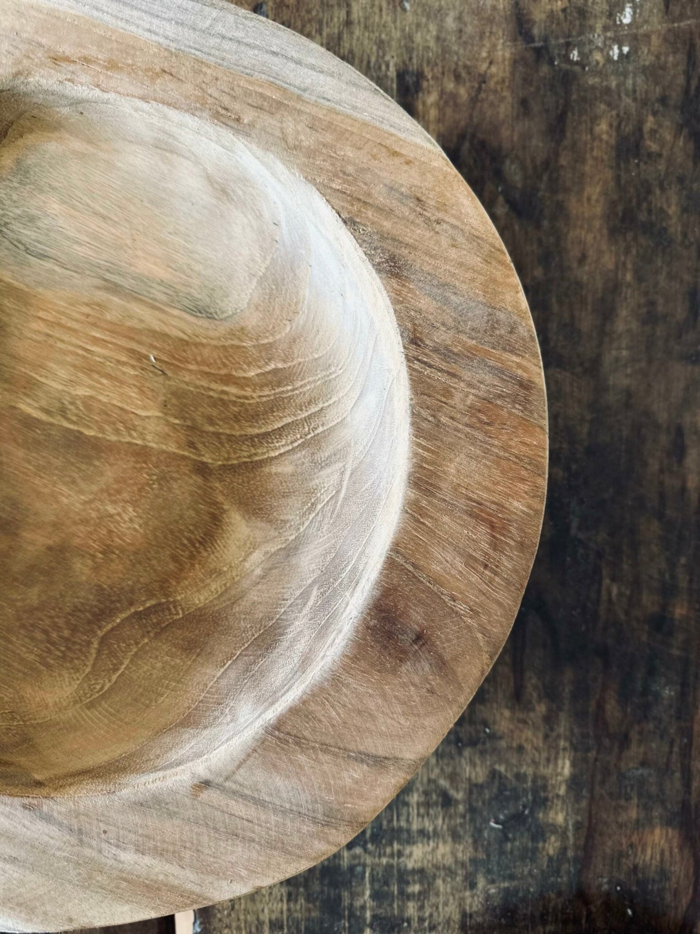 Skål af teakrod – Medium - VIAMAJA.DK