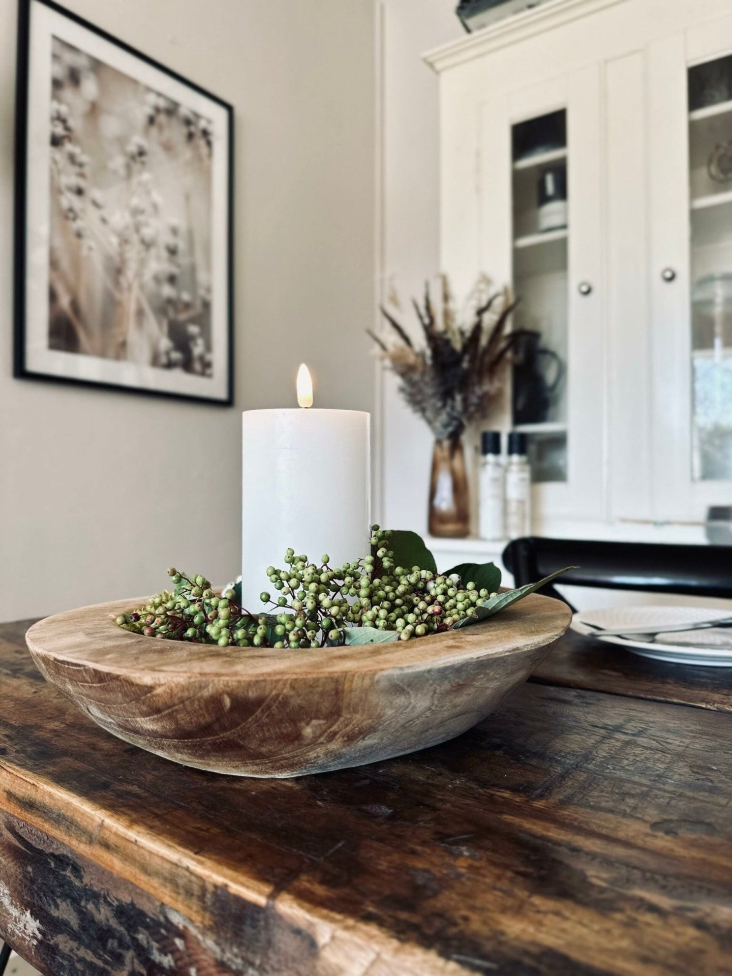 Skål af teakrod – Medium - VIAMAJA.DK