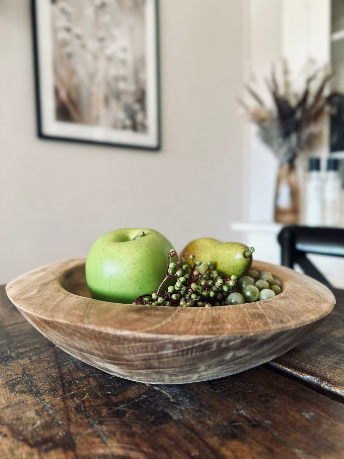 Skål af teakrod – Medium - VIAMAJA.DK