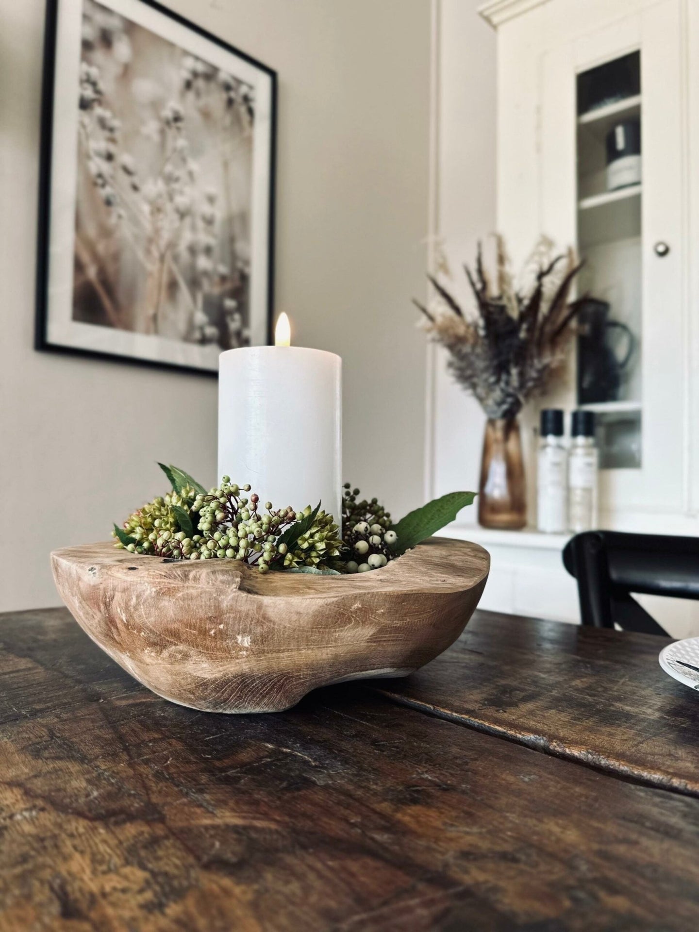 Skål af teakrod – Small - VIAMAJA.DK