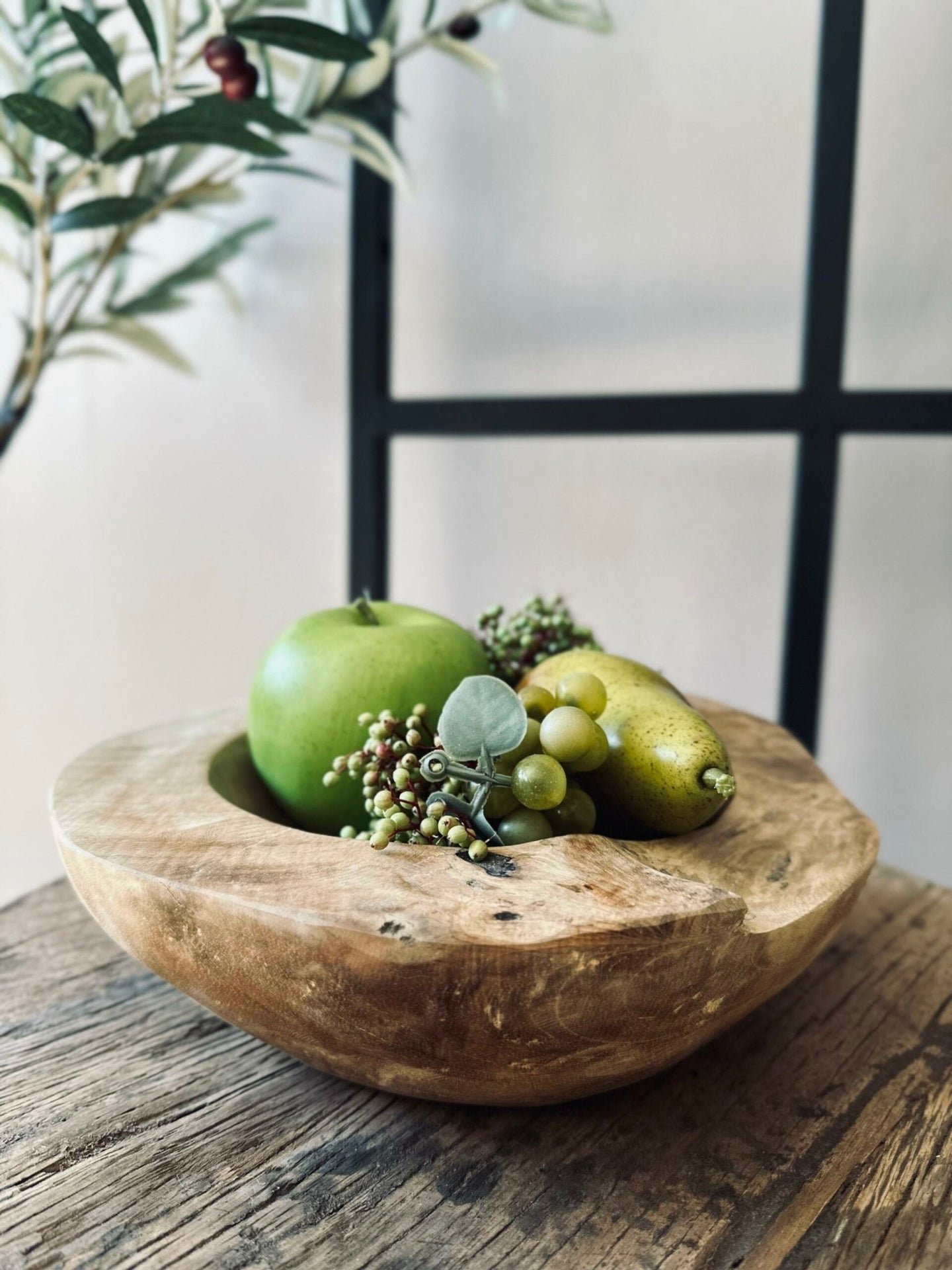 Skål af teakrod – Small - VIAMAJA.DK