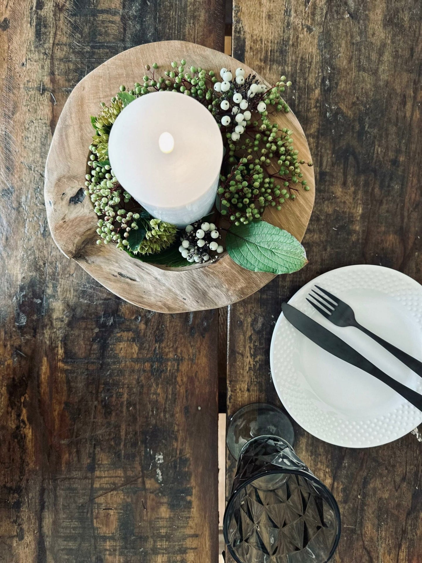 Skål af teakrod – Small - VIAMAJA.DK