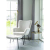 Pall i imiterat lammskinn