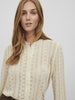 Blus med spets Off-white