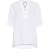 Skjortblus Vera linmix - Vit