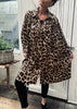 Skjortklänning Leopard
