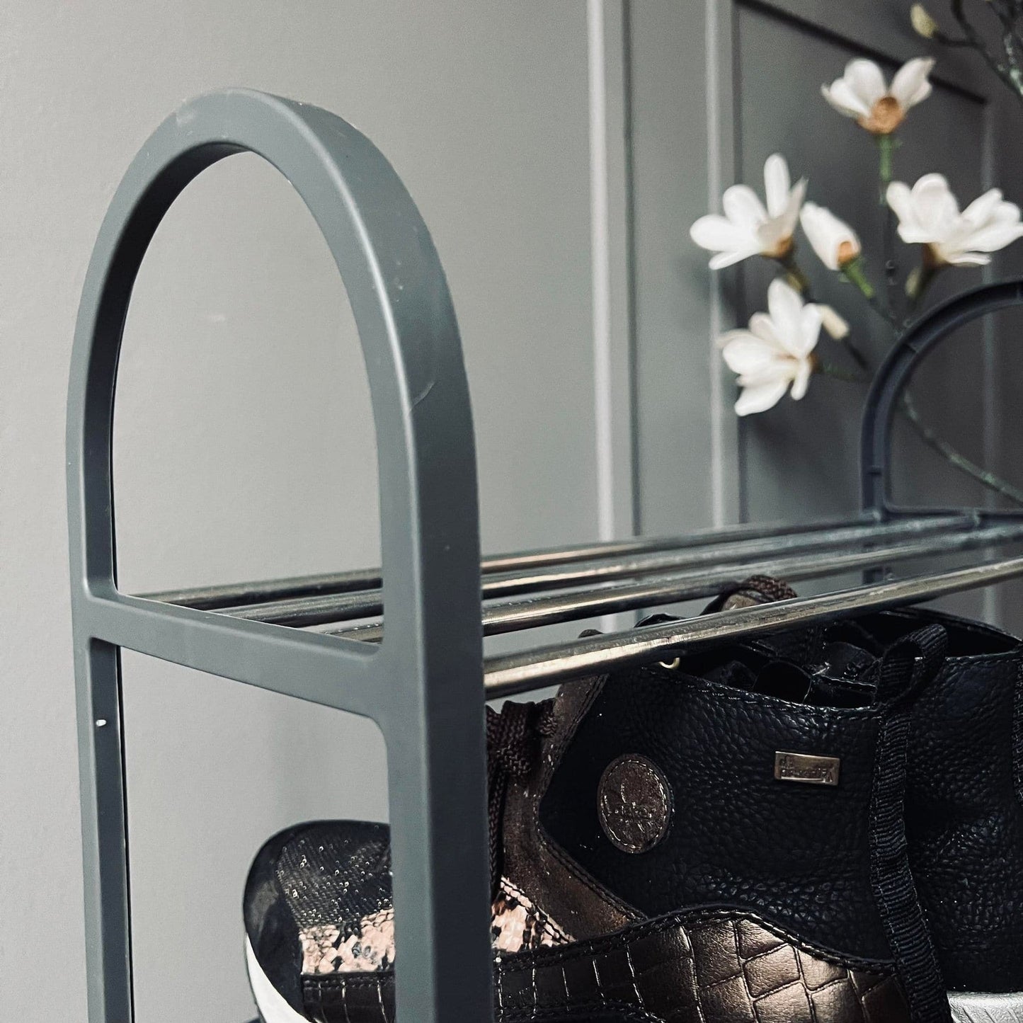 Skoreol med rund top - Grå - VIAMAJA.DK