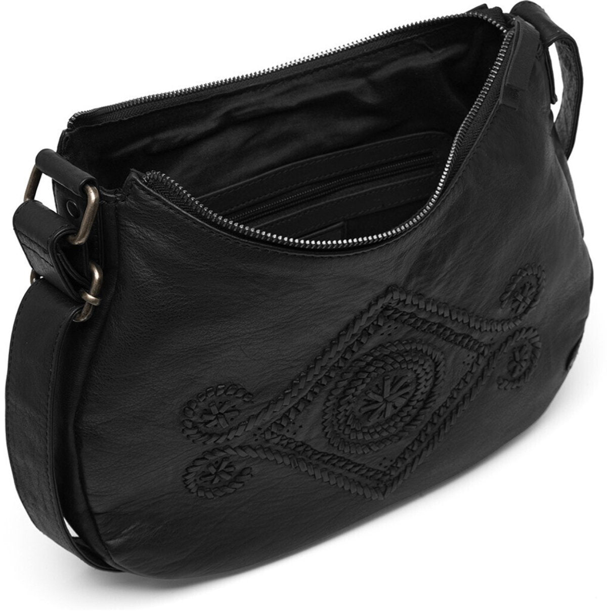 Skuldertaske Boho black - VIAMAJA.DK