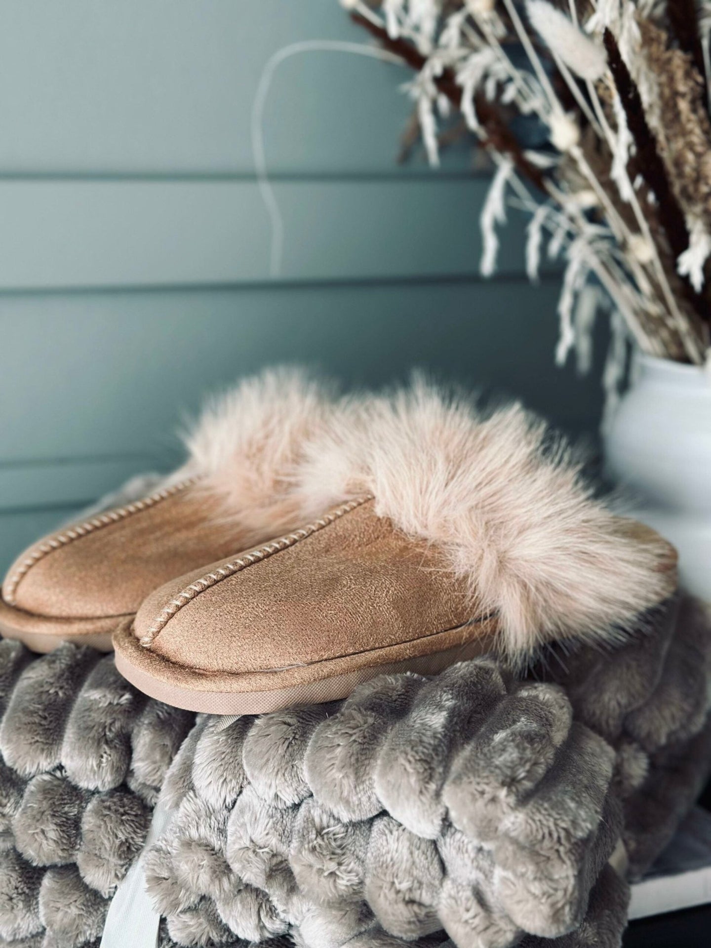 Slippers Camel - VIAMAJA.DK