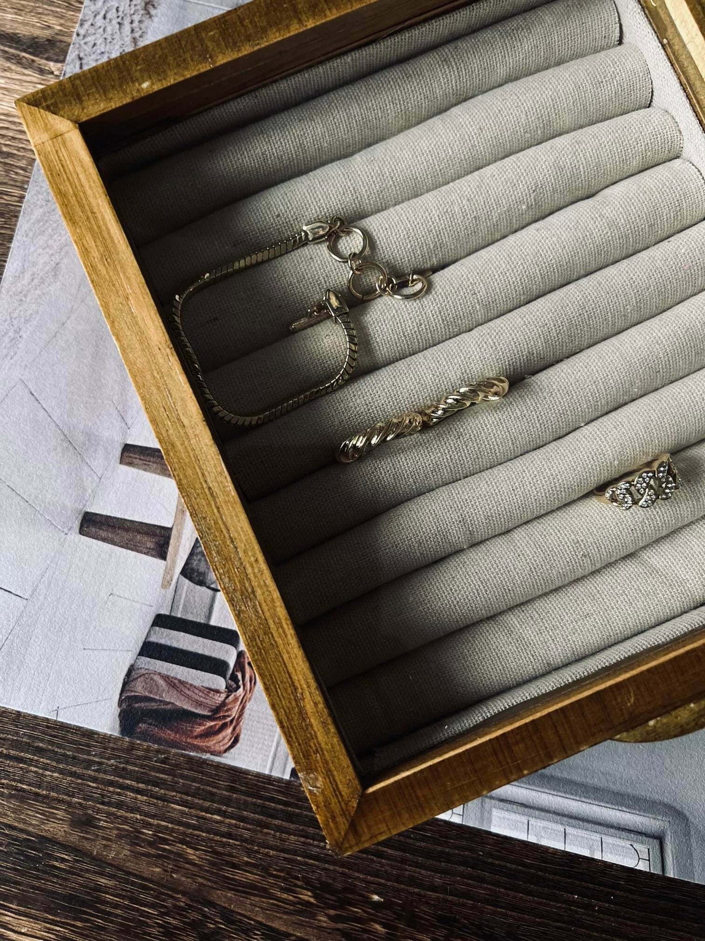 Smykkebox i træ - Lille - VIAMAJA.DK