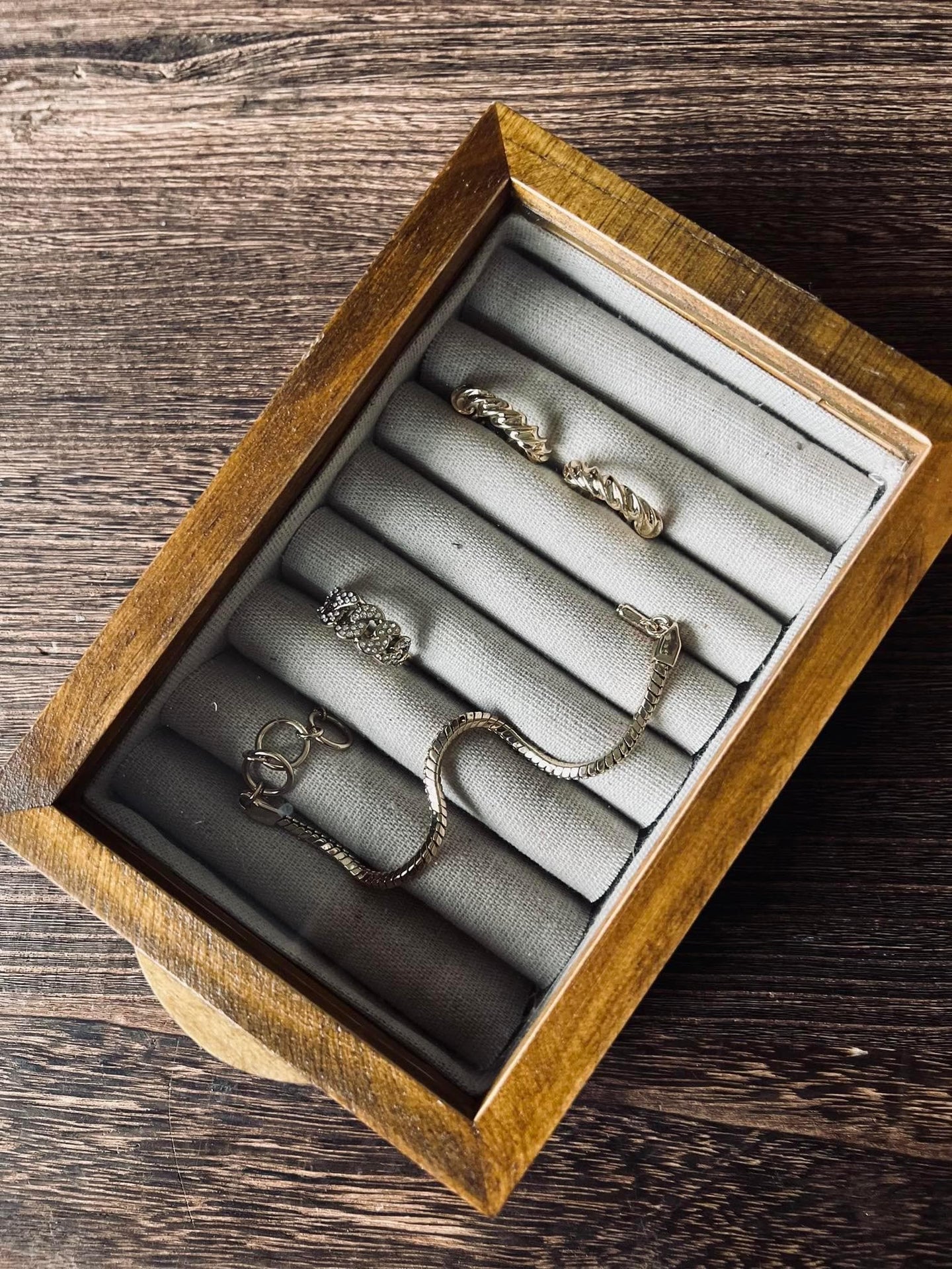 Smykkebox i træ - Lille - VIAMAJA.DK