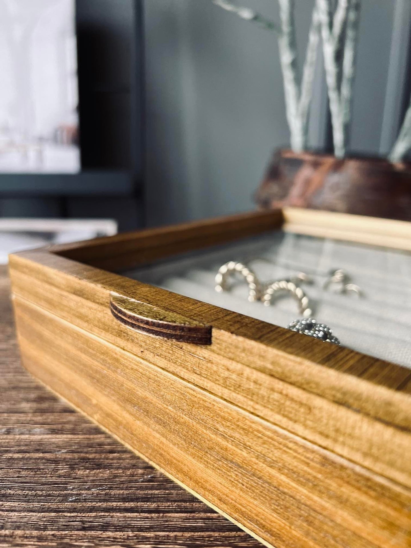 Smykkebox i træ - Lille - VIAMAJA.DK