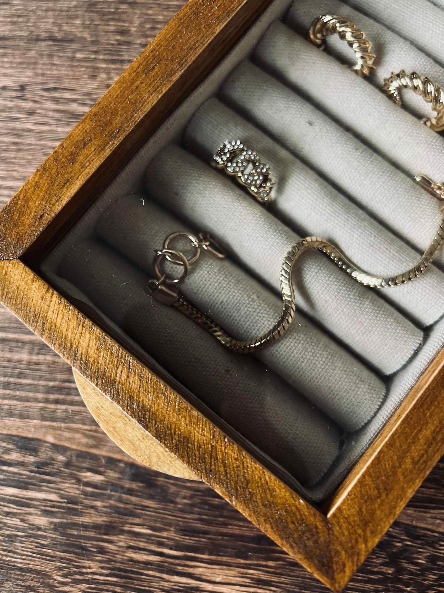 Smykkebox i træ - Lille - VIAMAJA.DK