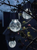 Solcells-LED-lampa med upphängning - 3 st