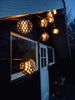 Solcellsljusslinga 10 st LED-kulor - Svart