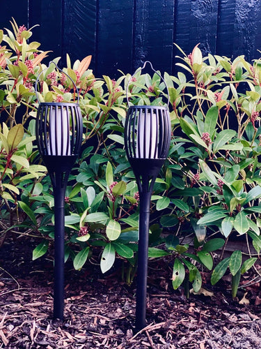 Solcelle TILBUD 2 stk : 3 i 1 model - Fakkel og lanterne - VIAMAJA.DK