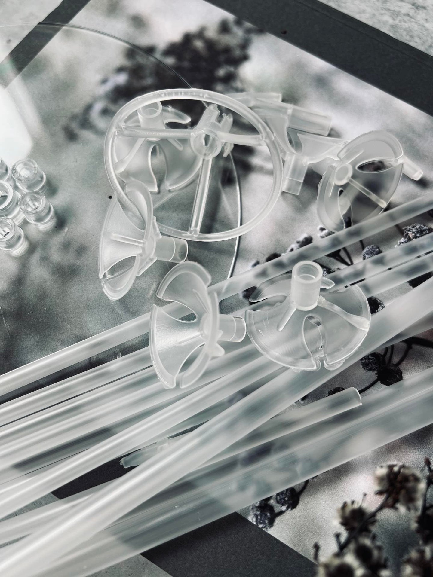 Stænger til balloner - 7 stk - VIAMAJA.DK