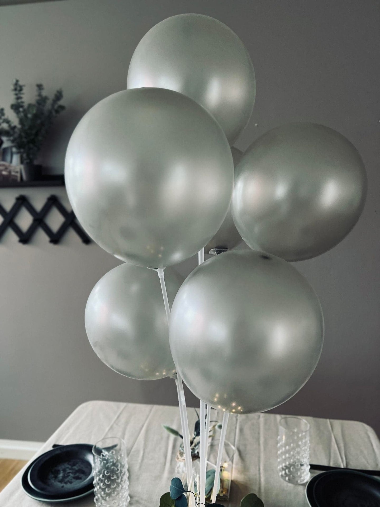 Stænger til balloner - 7 stk - VIAMAJA.DK