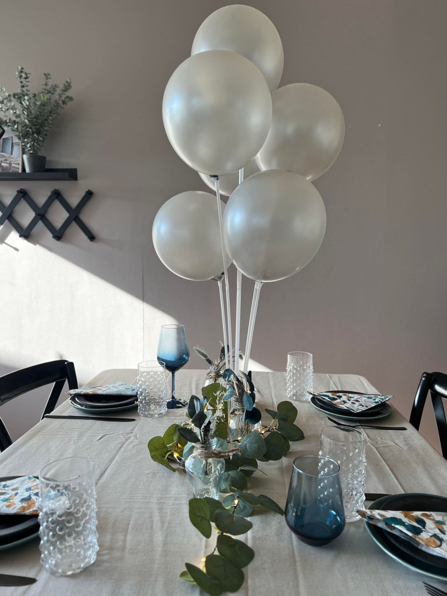 Stænger til balloner - 7 stk - VIAMAJA.DK