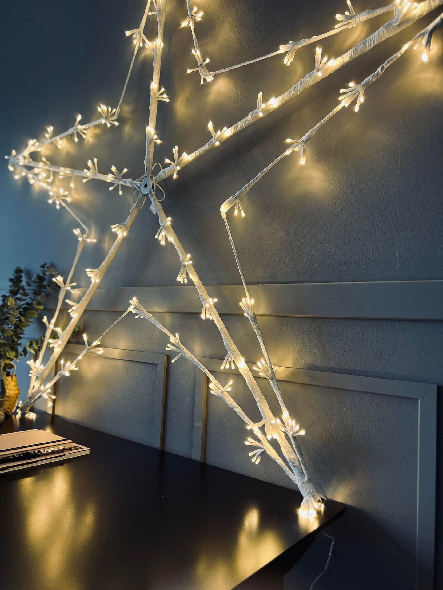 Stjerne MEGA 520 LED lys - 150cm - VIAMAJA.DK