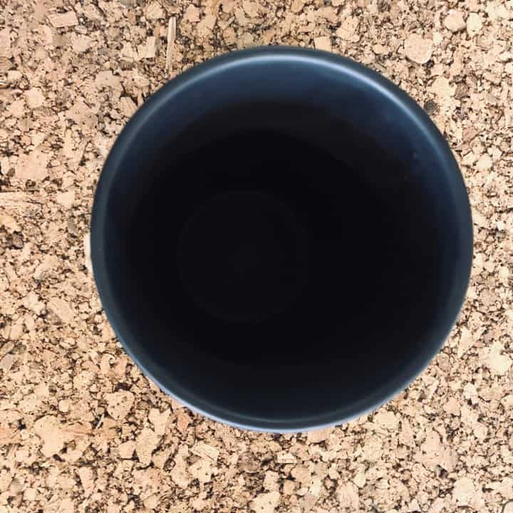 Stor potte / vase - Mat sort - VIAMAJA