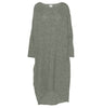 Stickad klänning Cozy - Dusty green - Onesize