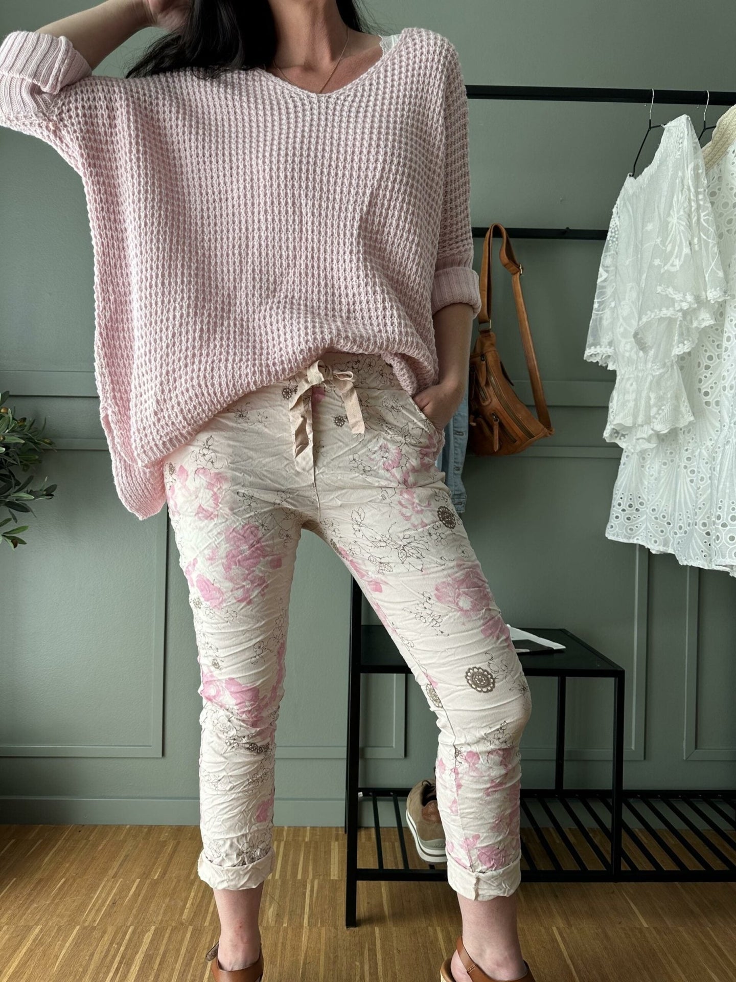 Strik MILLE baby rose – Onesize - VIAMAJA.DK