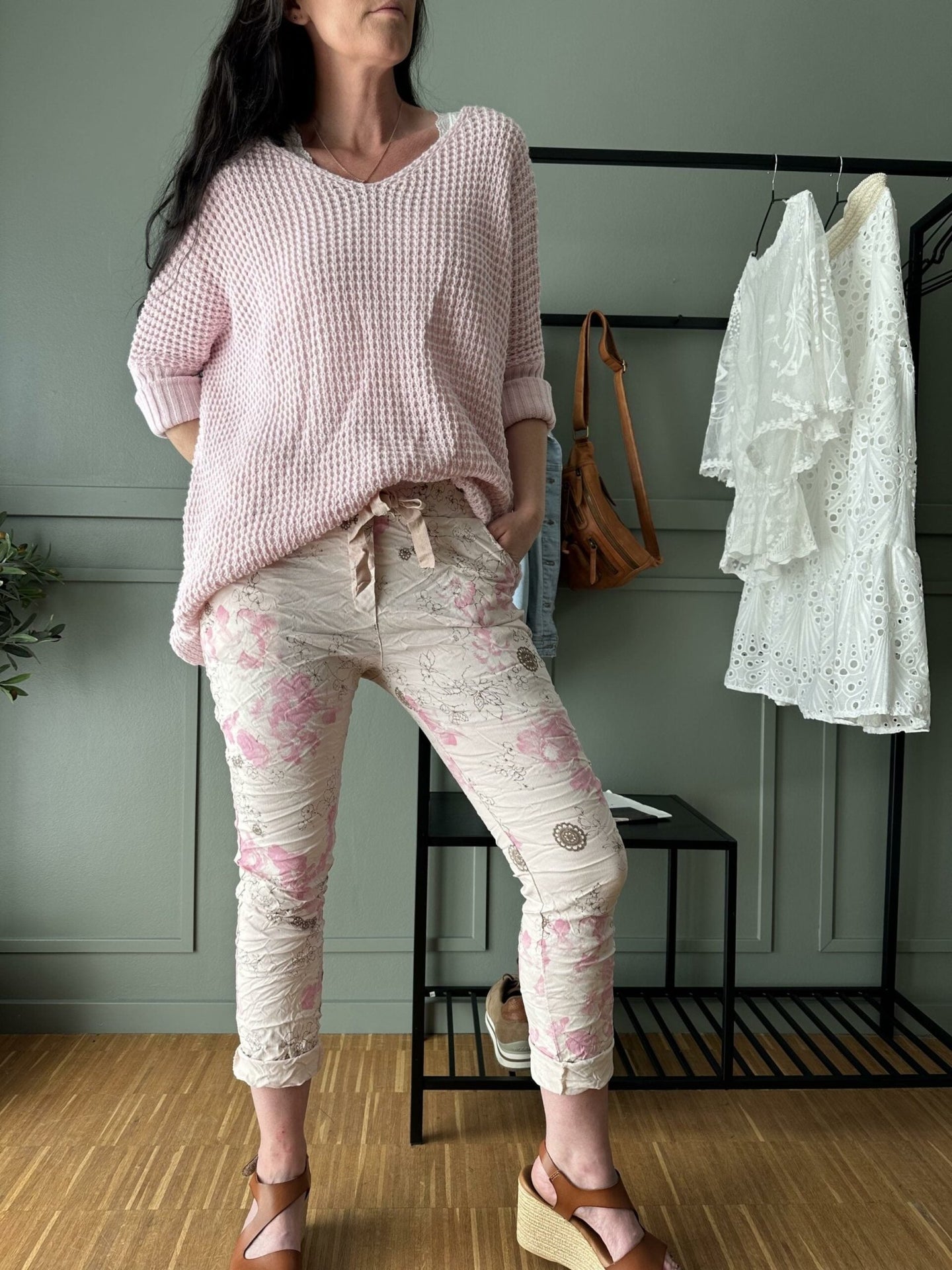 Strik MILLE baby rose – Onesize - VIAMAJA.DK