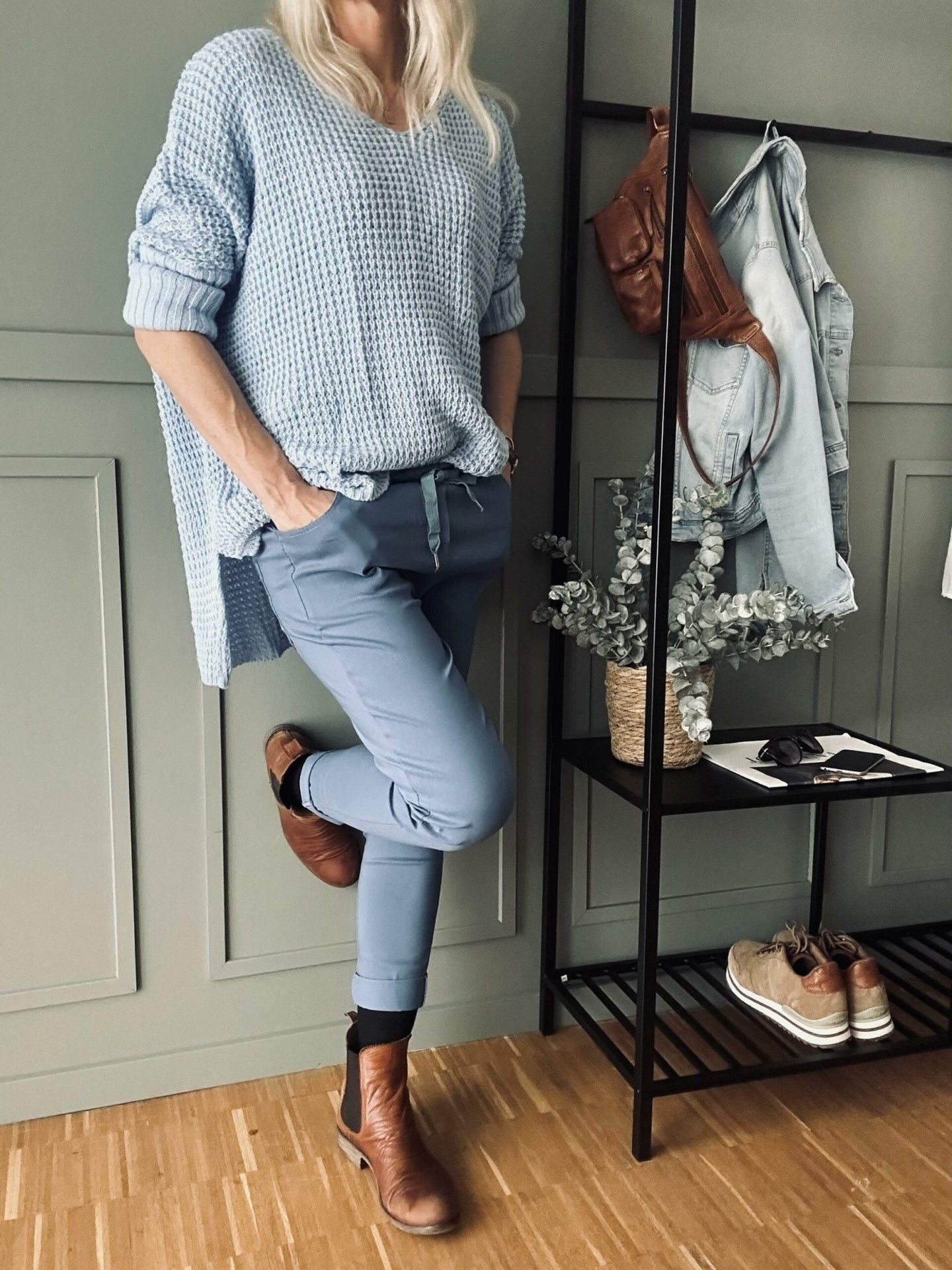 Strik MILLE blue – Onesize - VIAMAJA.DK