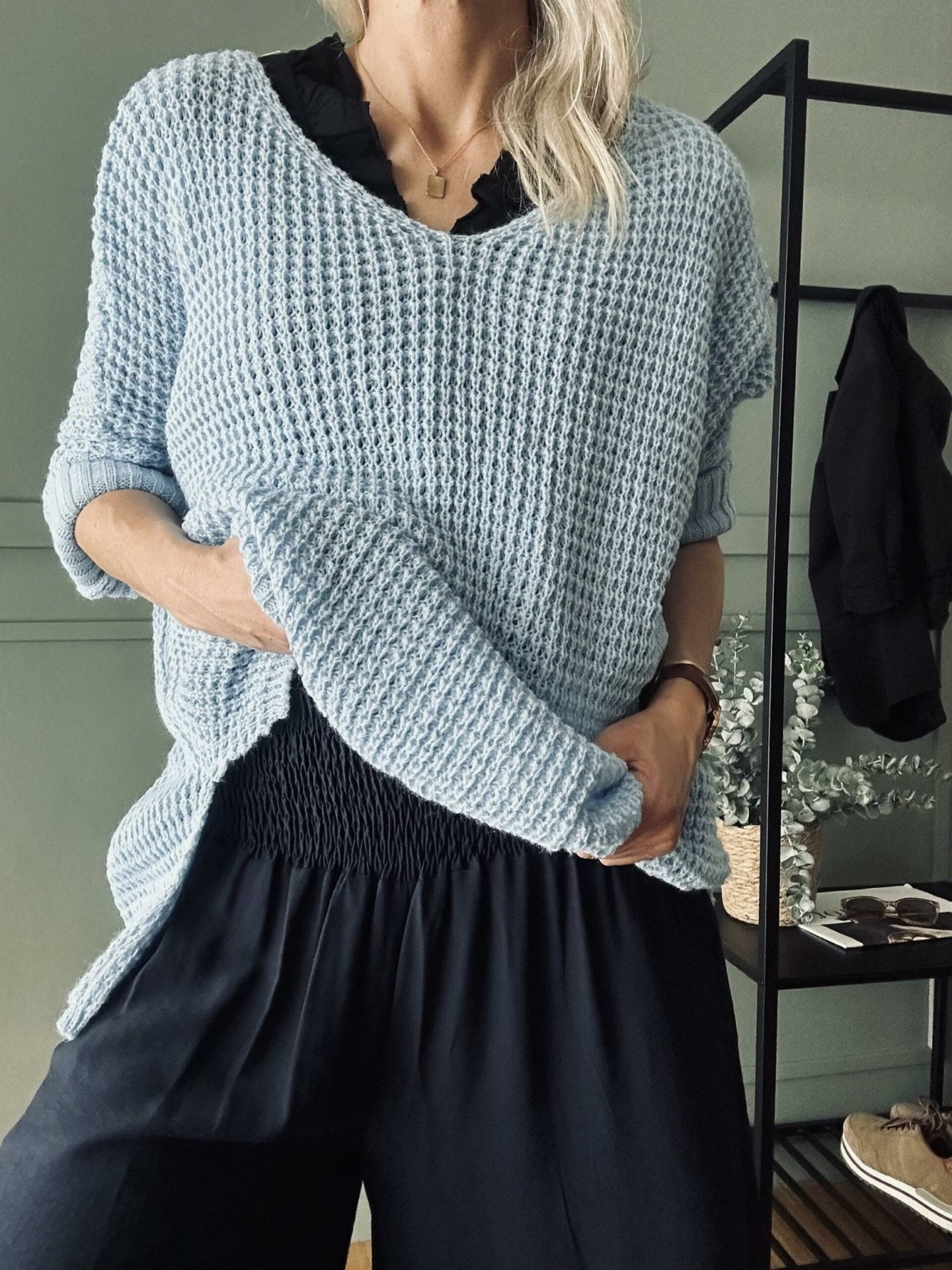 Strik MILLE blue – Onesize - VIAMAJA.DK