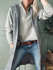 Stickad väst – Mohair mix