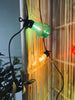 Tillägg till ljusslinga med 10 extra LED-lampor - Färgad