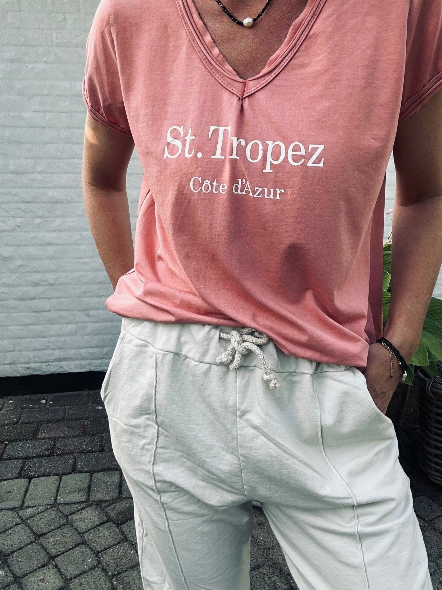 Sweatpants Mary Beige - VIAMAJA.DK