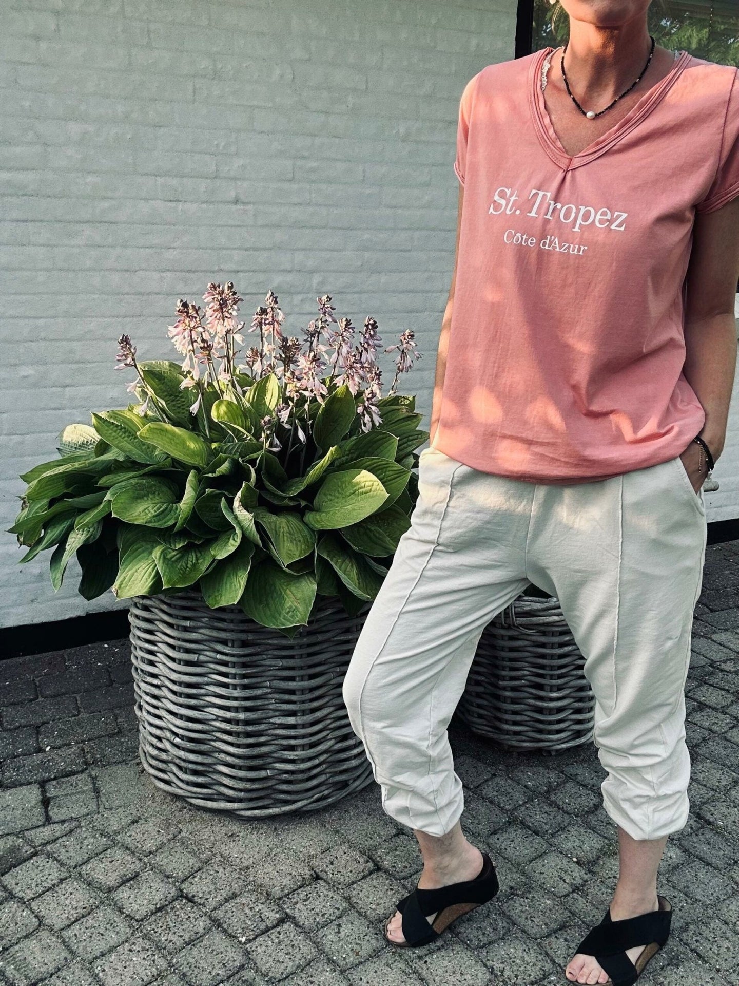 Sweatpants Mary Beige - VIAMAJA.DK